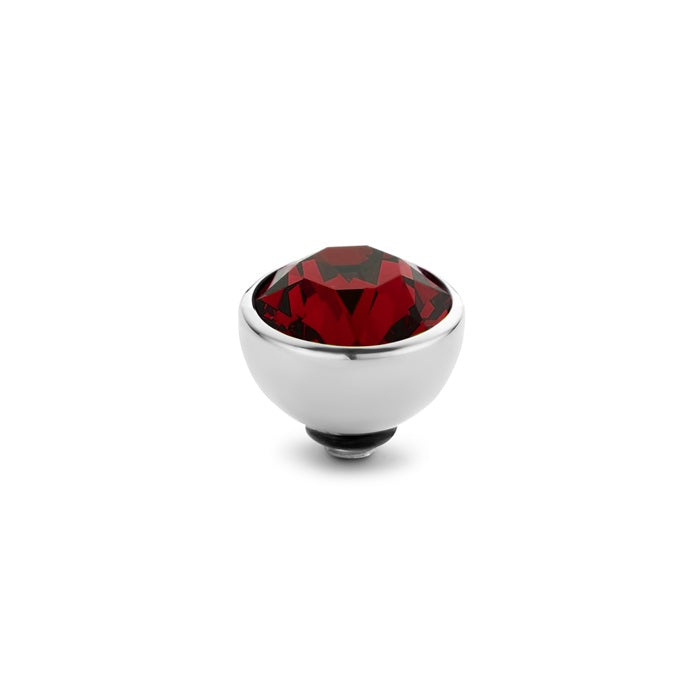 Roxane création Melano pierre twisted basic cz 06mm 08mm ruby red argent